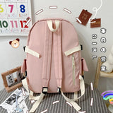Nylon Waterproof Anti-theft School Backpack for Girls
