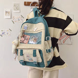 Junior School Backpack for Girls, Student Book Bag, Teen Laptop Daypack