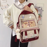 Junior School Backpack for Girls, Student Book Bag, Teen Laptop Daypack