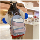 Women's Panelled Waterproof Nylon Travel Backpack