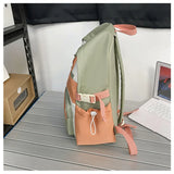 Women's Panelled Waterproof Nylon Travel Backpack