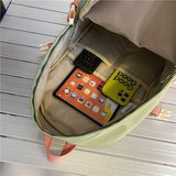 Women's Panelled Waterproof Nylon Travel Backpack