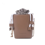 Women's Small Box Bucket Bag Messenger Small Bag