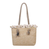 Straw Woven Large-Capacity Tote Bag for Women