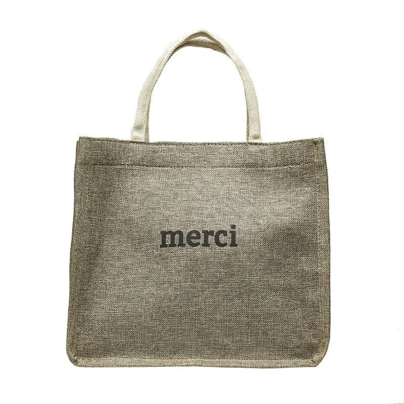 Women's Summer Shoulder Bag Literary Fan Letter Handbag