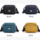 Women's Nylon Crossbody Bag Solid Color Shoulder Bag