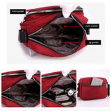 Women's Nylon Crossbody Bag Solid Color Shoulder Bag