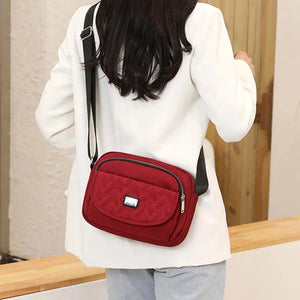 Women's Nylon Crossbody Bag Solid Color Shoulder Bag