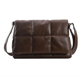 Winter Soft Cotton Embroidery Thread Messenger Bag