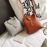 2021 Women's Summer Bucket Shoulder Bag Crossbody Messenger Commuter Satchel