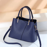 Autumn Ladies Handbag Shoulder Bag Lychee Pattern Foreign Style Women