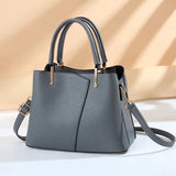 Autumn Ladies Handbag Shoulder Bag Lychee Pattern Foreign Style Women