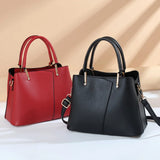 Autumn Ladies Handbag Shoulder Bag Lychee Pattern Foreign Style Women