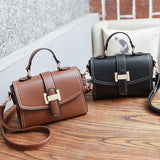 Retro Leather Shoulder Bag Women's Handbag Messenger Bag