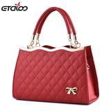 Women's Leather Crossbody Bag Flap Handbag