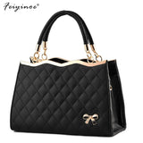 Women's Leather Crossbody Bag Flap Handbag