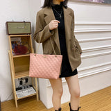 Embroidered Lock Chain Square Bag Small Bag