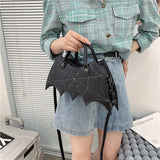Prank Bat Handbag Messenger Bag PU Bag