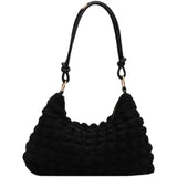 Women's Underarm Bag Casual Handbag Solid Temperament Shoulder Bag
