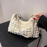Women's Underarm Bag Casual Handbag Solid Temperament Shoulder Bag