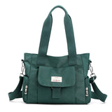 Women's Layered Messenger Bag Oxford Cloth Large Tote Bag