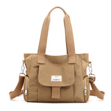 Women's Layered Messenger Bag Oxford Cloth Large Tote Bag