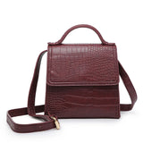 Chic Croc Shoulder Bag for Women