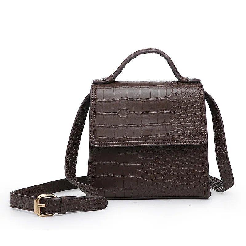 Chic Croc Shoulder Bag for Women