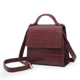 Chic Croc Shoulder Bag for Women