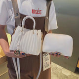 Women's PU Leather Messenger Bag