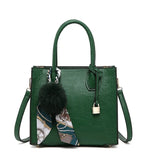 Women's PU Leather Shoulder Bag Tote Crossbody