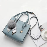 Women's PU Leather Shoulder Bag Tote Crossbody