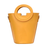 Women's Bag Style Ring And Versatile Pu Leather Shoulder Messenger Handbag