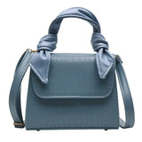 Crocodile Pattern Small Square Bag Hand-held Shoulder Messenger