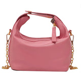 Women's Chain Crossbody Bag Soft Pu Leather Handbag
