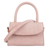 Women's PU Leather Shoulder Bag Stone Pattern Cover Handbag