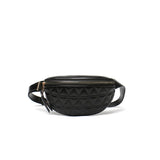 Women's PU Leather Shoulder Bag with Diamond Grid Strap
