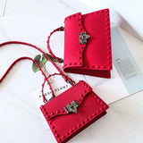 Women's Shoulder Bag Matte Hand Bag Lock Rivet Jelly Bag