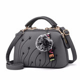 Embroidered Shoulder Messenger Bag Women