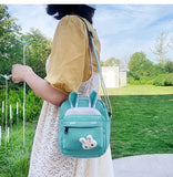 Canvas Messenger Bag Women's Casual Shoulder Bag