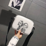 Summer Retro Small Square Bag Pu Shoulder Messenger Bag