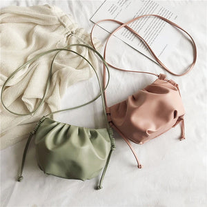 Contracted Small Crossbody Bag Leather Female Shoulder Bags