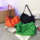 Y2k Women's Nylon Messenger Bag Large Capacity Shoulder Travel Bag