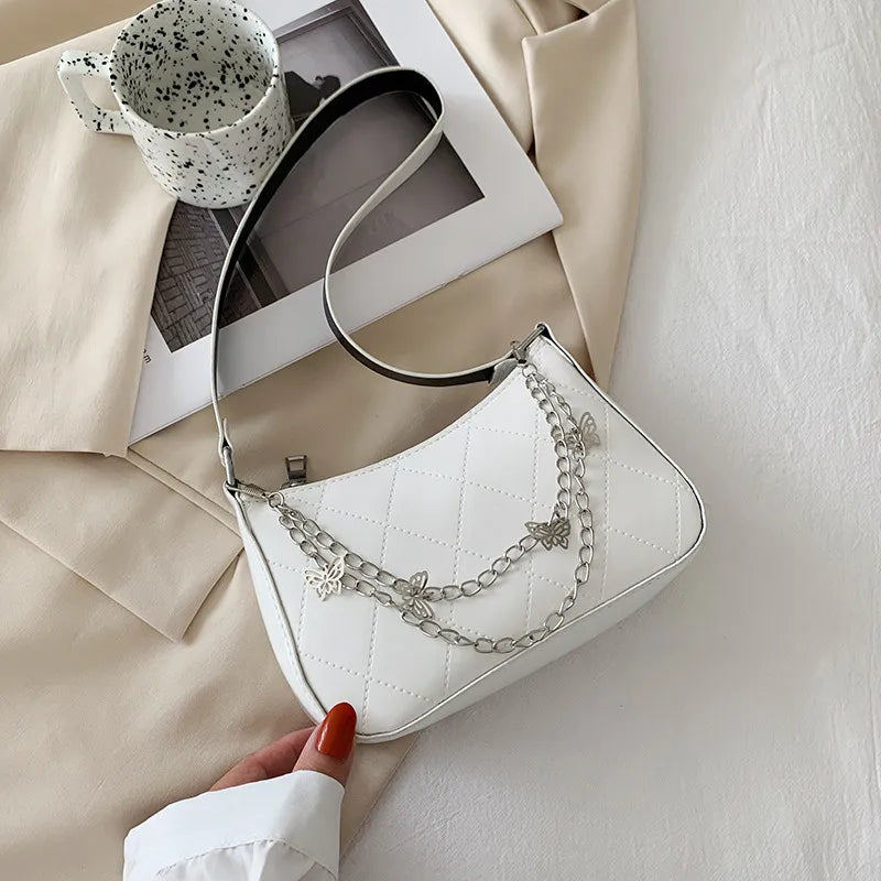 Vintage Butterfly Messenger Chain Bag