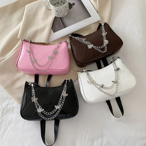 Vintage Butterfly Messenger Chain Bag