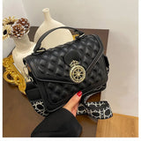 Small Square Crossbody Bag Diamond Chain Handbags for Women