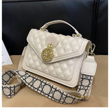 Small Square Crossbody Bag Diamond Chain Handbags for Women