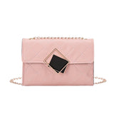 Women's Diamond Lattice Shoulder Bag Crossbody - Multiple Colors