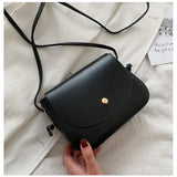 Women's Square Bag PU Messenger Crossbody Handbag