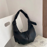 Women's Summer Half Moon Underarm Bag Casual Large Capacity Handbag